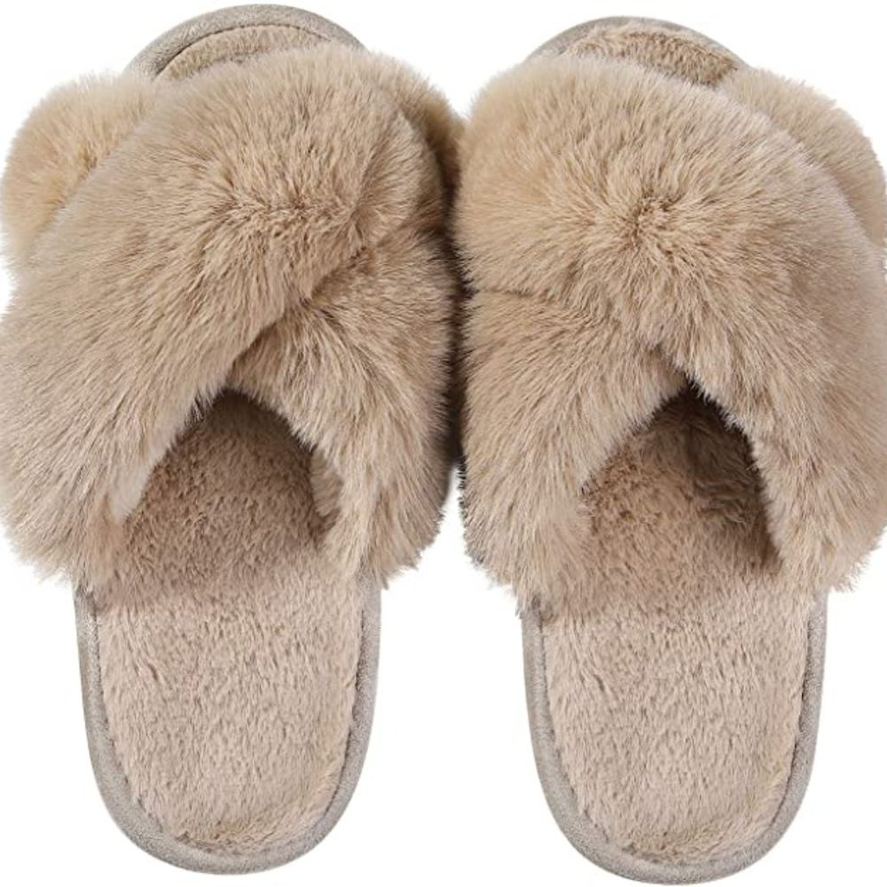Women's Soft Plush Fuzzy Lightweight House Slippers